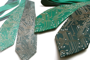 La cravatta ideale per un ingegnere elettronico