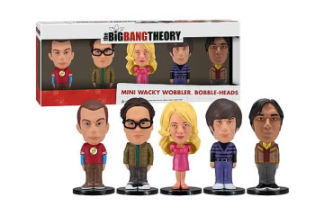 Il set di mini bobble head di The Big Bang Theory