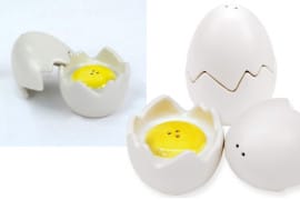 Sale e Pepe a forma di uovo