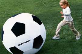 Palla da calcio gigante personalizzata