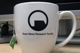 La tazza Black Mesa di Half-Life