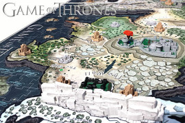 La mappa-puzzle 3D di Game of Thrones