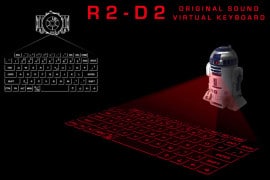 La tastiera laser R2-D2