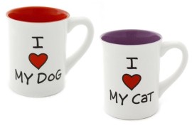 Mug I Love my Dog/Cat