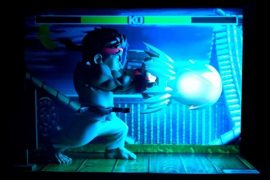 Diorama luminoso di Street Fighter
