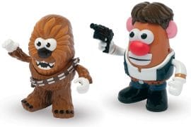 Han Solo e Chewie Potato Head