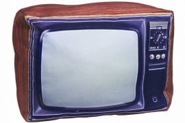 Cuscino TV vintage