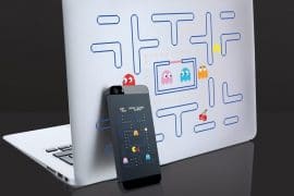 Adesivi per smartphone di Pac-Man