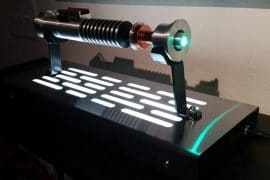 Espositore per spade laser