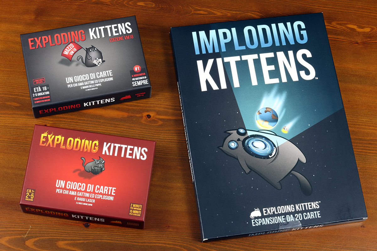 Imploding Kittens e Exploding Kittens