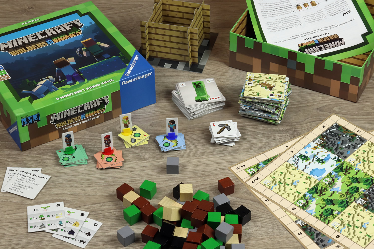 Minecraft il gioco da tavolo - Contenuto confezione