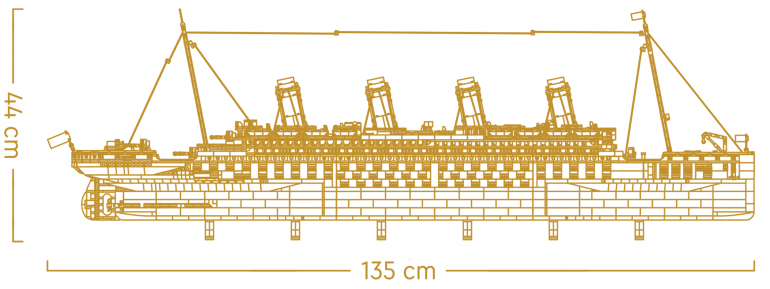 Titanic LEGO (schema)