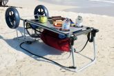 Carrello tavolino da spiaggia